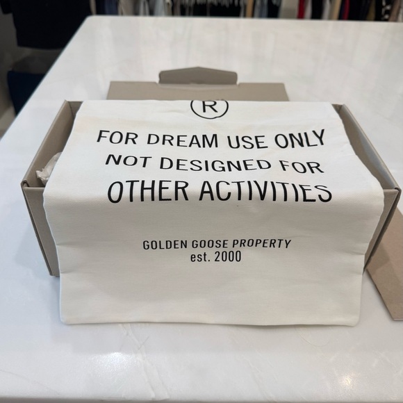 Golden Goose Slide White and Gray Sneakers Quarter Zip. Size 38 - Picture 7 of 8